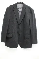 DAKS ダックス テーラードジャケット
ヴィンテージ ブラック メンズ L~XLサイズ
ネーム刺繍有り 3-Q124/1/080