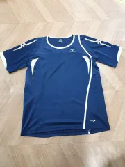 ミズノ ネイビー 機能性 半袖 Tシャツ