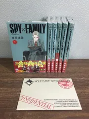 コミック【SPY×FAMILY　1~6巻】◆6冊セット　遠藤達哉　集英社　少年ジャンプ+　ポストカード付き　4巻～初版本　スパイファミリー