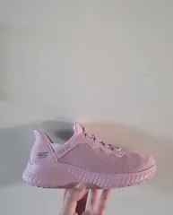 235 スケッチャーズ BOBS Squad Chaos ハンズフリー スリップインズ ローズ ㅡ 最低価格