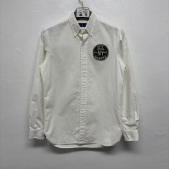ポロ ラルフローレン ワッペン 白 シャツ