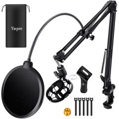 TASCAM ポップフィルター TM-AG1 マイクスタンド取付治具付 - メルカリ