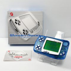 訳あり品 ワンダースワン スケルトンブルー ソフト読込OK バンダイ BANDAI Wonder Swan Skeleton Blue SW-001 管理番号M1581