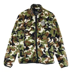 サイズ：5 PEARLY GATES パーリーゲイツ  フリース ジップ インナージャケット カモフラ柄 カーキ系 [240101639210] ゴルフウェア メンズ ストスト