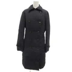 アイシービー iCB ダウンコート フェザー混 ロング 11 紺 ネイビー ダブルブレスト 長袖 無地 /KR ■ECG001