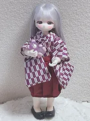1/6サイズドール服　新・アイドル着物　矢絣verのサムネイル