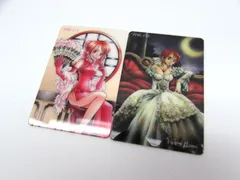 平成レトロ ONEPICE ワンピース 食玩 海賊王グミカード 2枚おまとめセット ナミ No.113 チャイナ服 No.138 ドレス
