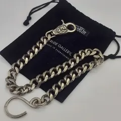 【美品】RUDE GALLERY　ルードギャラリー　ウォレットチェーン　スカル　120ｇ