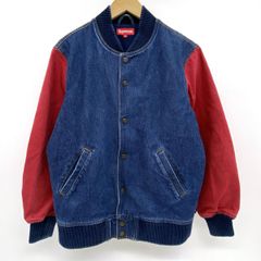 Supreme Denim Twill Varsity Jacket シュプリーム ツイル デニム バーシーティ ジャケット Mサイズ ※中古
