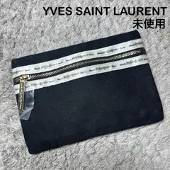 【未使用】YVES SAINT LAURENT イヴサンローラン YSL  ポーチ 小物入れ ブラック