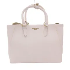 サマンサタバサ Samantha Thavasa ハンドバッグ ショルダー 2WAY ロゴ レザー 白 ホワイト /AE ■GY06