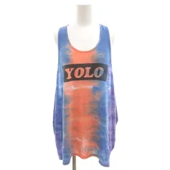 エックスガール x-girl タグ付き タンクトップ ノースリーブ ONESIZE ブルー パープル オレンジ /RG ■GY12