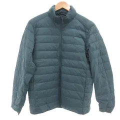 ユニクロ UNIQLO ダウンジャケット L 緑 グリーン スタンドカラー /NL ■GY12