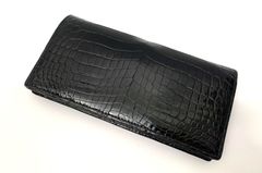 定価25万 新品 無双 クロコダイルレザー 長財布 センター取り ポロサス
