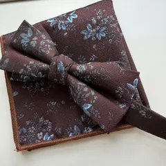 ②-3 蝶ネクタイ　ポケットチーフ2点セット