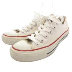 コンバース CONVERSE スニーカー 23.5cm シューズ ローカット キャンバス 白 ホワイト /AE ■GY12