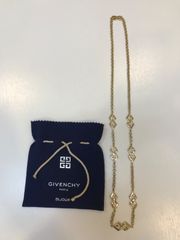 美品】トリーバーチ ネックレス ゴールド ロゴ ヘキサゴン パヴェ 
