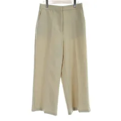 ザラ ZARA ワイドパンツ M アイボリー 無地 /AB ■OS