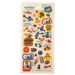 パペットスンスン クリアシール MARKET(A)