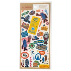 パペットスンスン クリアシール MARKET(B)