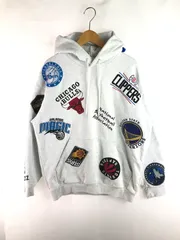 【中古品】 NBA エヌビーエー × FREAK’S STORE LOGO PATCH HOODED SWEATSHIRT NB-22AW-014 ロゴワッペン フーディー トップス 【147-250727-rt-20-tag】