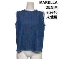 MARELLA マレーラ 総レース トップス 38 M ノースリーブ - メルカリ
