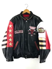 【中古品】 JEFF HAMILTON ジェフ ハミルトン 90'S CHICAGO BULLS LEATHER JACKET 90年代 シカゴブルズ レザージャケット USA製 1997 5回目優勝記念 アウター 【146-251012-na-15-tag】