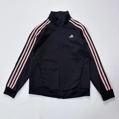 adidas ジャージ トラックジャケット ネイビー ピンクライン M レディース スポーツ CLIMALITE