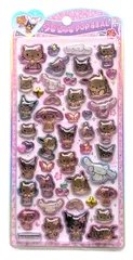【正規品】サンリオ うるちゅるPOPシール 日焼けキティ サンリオキャラクターズ ぷっくりシール