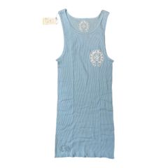 Chrome Hearts リブタンクトップ ベビーブルー Sサイズ - メルカリ