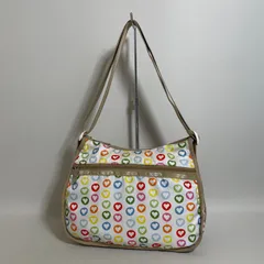 2603-69｜レスポートサック ショルダーバッグ ナイロン ベージュ ハート柄