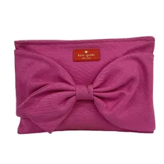 Kate spade(ケイトスペード) クラッチバッグ - ピンク リボン コットン、リネン