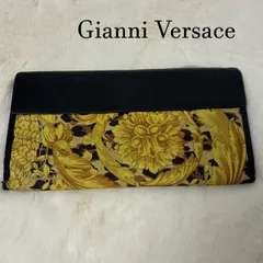 ジャンニヴェルサーチェ　Gianni Versace　バロックレオパード　PVCレザー2つ折り長財布のサムネイル