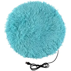 CAWKAY ペット用ホットカーペット ペットヒーター ホットマット 犬 猫 加熱パッド 電気毛布 USB給電 寒さ対策 プレゼント (ターコイズブルー) [ターコイズブルー]