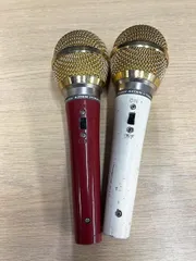 【ジャンク品】 AZDEN アツデン ダイナミックマイク マイクロフォン 2点まとめ DX-570