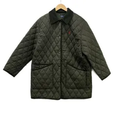 POLObyRalphLauren(ポロラルフローレン) コート サイズS レディース美品  - カーキ×ダークグリーン 長袖/中綿/キルティング/秋/冬