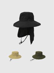 【ネコポス送料無料】KiU キウ ハット サンシェード サファリハット あご紐 UVカット率95% 雨晴兼用 ドローコード 洗濯機OK 散歩 ガーデニング 公園 UVハット 帽子 K430 プロテクト ハット