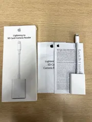 【現状品】 Apple アップル 純正 Lightning SDカードカメラリーダー A1595