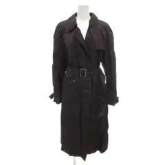 ランバン LANVIN 美品 トレンチコート ウエストベルト ロング丈 40 紫 パープル /SJ ■GY06のサムネイル