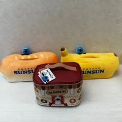 ▲PUPPET SUNSUN パペットスンスン ティッシュケース  バニティポーチ まとめ 中古品 smtketc095066