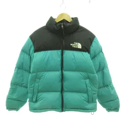 ザノースフェイス THE NORTH FACE 1996 レトロ ヌプシ 700フィルパワー ダウンジャケット ロゴ M ミントグリーン ターコイズブルー /YJ ■GY11