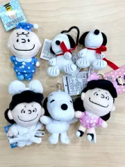Peanuts SNOOPY チャーリー・ブラウン LUCY(ルシ) ぬいぐるみ キーホルダー バッグキーホルダー セット (日