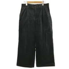 ジャーナルスタンダード JOURNAL STANDARD コーデュロイ パンツ ボトムス ワイド ストレート コットン 緑 ダークグリーン 40