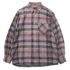 【SALE】Missoni ミッソーニ 長袖シャツ サイズ 50 メンズ ロゴ ボタン ジャガード チェック柄 ロングスリーブ コットン100% トップス ブラウン系 茶色 イタリア製のサムネイル