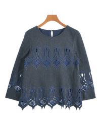 新品同様【定価3.2万】HIROKO BIS 刺繍 デザインブラウス - メルカリ