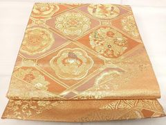 平和屋着物▽極上　野蚕糸　クリキュラ　訪問着　紬　単衣　更紗横段文　証紙付き　逸品　未使用　DZAB2814kh6 平和屋着物▽極上 野蚕糸 クリキュラ 訪問着 紬 単衣 更紗横段文 証紙