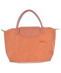 極美品✨️ LONGCHAMP トートバッグ ネイビー 花柄 ブルー M A4 - メルカリ