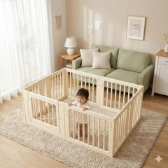 ほぼ新品 Richell 2WAY ベビーサークル 8枚セット - メルカリ
