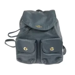 【中古品】COACH コーチ LEATHER BILLIE BACKPACK F37410 レザー ビリー バックパック リュック カバン 【180-250807-na-07-tag】