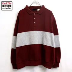 90s vintage puritan ボーダー柄 スウェット トレーナー メンズ 表記XLサイズ